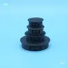 Enchufe de tipo hebilla negro y blanco HP Tapón de nailon Agujero de clip de plástico Tapa para agujero feo Cubierta decorativa para agujero de mueble Redondo SKT