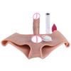 Brinquedo Sexual Adulto Sxxy Dildo Artificial para Mulheres Usarem Sólido Borrifável à Água à Prova d'Água Brinquedo de Silicone Calças de Couro
