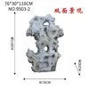 Estalactite Externa Pedra Taihu Vila Chão Tanque de Peixes Água Corrente Jardim Taihu Grande Ornamento Rocha Externa Pátio