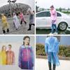 Turismo Impermeable desechable de una pieza Poncho de cuatro piezas Jersey impermeable portátil unisex