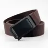 Cinturón de Lona para Hombre Hebilla Automática Casual Versátil Moda Cinturón Forrado Engrosado Nylon Traje de Trabajo Entrenamiento Militar Cinturón de Moda