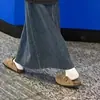 2026 Birkenstock Versátil para Mujer Moda Coreana Zapatillas sin Cordones Zapatos Birkenstock Retro para Exteriores de Punta Cerrada