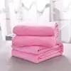 Manta Fina de Franela con Pelo Manta de Coralina Individual Doble Franela Color Sólido Sábana Cálida Dormitorio Estudiantil