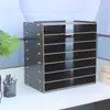 Portadocumentos de Escritorio Estante para Archivos Organizador Multicapa A3 8k Caja de Almacenamiento para Oficina Caja para Documentos Estantería para Estudiantes A4