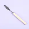 Rascador de Plástico Madera para Pintura al Óleo Transfronterizo Paleta de Pintura Cuchillo de Paleta Herramienta de Cuchillo para Pintura Acrílica Gouache Artístico