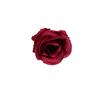 Cabeça de Rosa Cacheada Pequena Flor de Seda Artificial Simulada Flor Artificial Decorativa para Guirlanda de Flores DIY de Casamento Adorno de Cabeça
