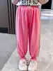 Pantalones Anti-Mosquitos para Niñas Pantalones de Verano Finos para Niños 2025 Nuevos Pantalones de Verano de Nueve Puntos para Bebés Pantalones Deportivos para Niñas Pequeñas