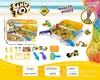 Juego de Almacenamiento de Arena para Juguetes Infantiles Transfronterizo Pastel Traje de Helado Femenino Maleta Moldes de Arena de Cuarzo Arena de Colores Moldeable Juguetes