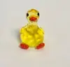 Pato Luminoso Fofo DIY Joias Micro Paisagem Decoração de Paisagismo Acessórios de Resina Enfeites de Mesa Carro Atacado