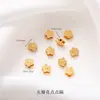 Colección de Accesorios Color Oro Real Componentes para Joyería Hecha a Mano DIY Semi-terminados Cuentas Espaciadoras Accesorios para Pulseras Collares Venta Directa de Fábrica