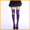 Calcetines nuevos de Halloween con estampado de color de mueca de murciélago, calcetines largos hasta la rodilla de tubo largo, calcetines JK para niñas Cos, medias para el festival de fantasmas