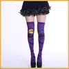Meias 3/4 para Halloween Meninas JK Cos Festival Fantasma Meias Engraçadas Estampadas Fantasma Colorido Morcego Meias de Estoque