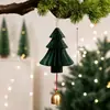 Adorno Creativo de Mini Árbol de Navidad de Panal Plegado de Origami para Decoración de Escena Navideña Colgante
