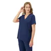 Roupa de Trabalho de Médico e Enfermeiro Gerenciamento da Pele Salão de Beleza Enfermeiro Cirurgião Gola Alta Roupa Cirúrgica Confortável