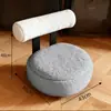 Silla Giratoria con Ruedas para Uso Doméstico, Taburete para Cambiarse los Zapatos, Taburete de Entrada, Silla Móvil, Taburete de Sala de Estar, Taburete Bajo Deslizante