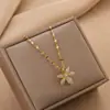 Colar de Aço Titânio Moda Transfronteiriça Mais Vendido para Mulheres, Corrente de Clavícula Simples e Que Não Desbota, Fornecimento para Transmissão ao Vivo Douyin Atacado