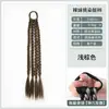 Coleta Falsa Trenzada para Mujer, Trenzas de Boxeadora Versátiles, Rastas, Mechas de Colores, Doble Coleta Falsa de Chica Popular