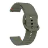 Para Samsung Watch7654 Pulseira de Relógio 20mm Pulseira de Relógio 22mm Pulseira de Silicone com Ponto Ondulado Universal