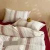 Juego de sábanas de algodón puro de cuatro piezas ropa de cama 100% algodón funda nórdica jacquard juego de tres piezas para dormitorio de estudiante juego de sábanas ajustables