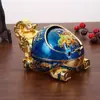 Cenicero de Elefante Estilo Europeo con Tapa, Creativo Cenicero Retro para Sala de Estar y Hogar de Lujo Ligero, Cenicero de Alta Gama de Moda