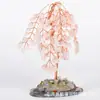 Nuevo Sauce Llorón Cristal Natural Árbol del Dinero Grava de Gemas Árbol de la Riqueza Artesanías Adornos Decorativos Creativos