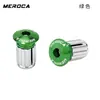 Tapones de Manillar de Bicicleta Meroca para Bicicletas de Montaña y Plegables, Tapones de Aleación de Aluminio para Bicicletas de Carretera, Tapones de Manillar