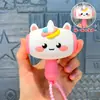 Celebridade da Internet Venda Quente Martelo de Silicone Desenho Animado Som BEEP BEEP Pingente Personalizável Fofo Descompressão Pingente de Boneca Infantil