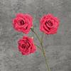 Flor Artificial Rosa Diamante de 3 Cabeças Casamento Decoração de Casa Arranjo DIY Feito à Mão Flor de Seda Transfronteiriça Flores Artificiais Ornamentos Atacado