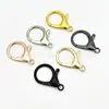En Stock 35mm Aleación de Zinc Dorado Claro Negro Broche de Langosta Broche de Langosta Juego de Tres Piezas Más Figura de Ocho Accesorios para Joyería DIY