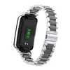 Correa Adecuada para Xiaomi Mi Band 7 Pro, Pulsera Sólida de Acero Inoxidable de Tres Eslabones, Correa Metálica Miband7Pro