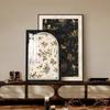 Espejo Estilo Francés Retro Antiguo Pintura Decorativa Pintura Colgante para Sala de Estar Pintura Decorativa de Escritorio para Entrada Espejo de Dormitorio Pintura de Piso