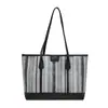 2026 Verano Casual Arcoíris Tejido Nueva Moda Personalizado Bloque de Color Casual Gran Capacidad Bolso de Hombro Debajo del Brazo