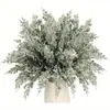 Navidad Verde Artificial Nieve Agujas de Pino Ramas Accesorios para Ramas de Árbol de Navidad Decoraciones Artificial