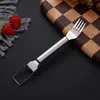 Corte de melancia de aço inoxidável multifuncional em cubos e cubos Divisor de frutas Limpador de carne de melão doméstico Removedor de carne de polpa