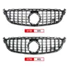 Adecuado para Mercedes-Benz Clase C 15-20 W205 C63S Rejilla China Verdadera Cara Frontal C63 Modificada AMG Geshan Rejilla China