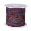 6 hebras de hilo de color mágico hebras de cuerda trenzada dorada cuerda para la mano colgante de joyería diy pulsera cuerda trenzada 3 hebras de cuerda de color mágico