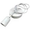 Portalámparas con Cable Casquillo de Rosca E27 Placa de Techo Colgante Linterna Colgante DIY Bombilla Especial con Cable de Alimentación Luminaria LED