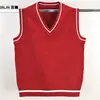 Colete Tricotado Gola V para Meninos Estilo Britânico Pulôver Camisa Básica Outono 2025 Novo Estilo Coreano Roupas Infantis Suéter de Estudante Atacado