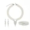 Popular Collar, Aretes, Pulsera Transfronteriza, Moderno, Gama Alta, Elegante, Exquisito y de Gama Alta Set de Joyería de Perlas para Mujer