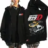 Chamarra con Cierre Anime Initial D Swodies Drift Ae86 Gtr Estampado H