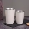 Churrasqueira ao Ar Livre Portátil Camping Copo Simples Pintado por Spray Aço Inoxidável 304 Copo Térmico Criativo Moda Copo de Cerveja Café