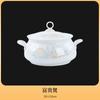 Juego de Tazón y Plato de Jingdezhen Vajilla de Cerámica Cuencos y Platos de Porcelana de Hueso Juego Completo Combinación Cuencos y Palillos Regalo Venta al por Mayor Estilo Lujo Ligero