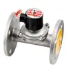 Válvula solenoide con brida de acero inoxidable 220V24V válvula de agua tubería normalmente cerrada control interruptor de drenaje control eléctrico DN506580