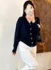 Cardigã de malha juvenil com decote V para mulheres plus size, estilo outono 2026, para mulheres plus size, jaqueta colorblock listrada estilo faculdade