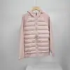 (Recomendado por Parejas) Sudadera con capucha de retazos para hombre y mujer, Chaqueta fina de punto con 90% de plumón de pato blanco para parejas