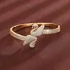 Pulsera Creativa de Cobre Puro para Pareja, Estilo de Celebridad de Internet a la Moda, Pulsera Abierta Minimalista, Venta Directa del Fabricante, Exclusivamente para Suministro Transfronterizo