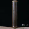 Recipiente de Chá Portátil de Tubo de Bambu Roxo Lata de Chá de Viagem Tubo de Bambu Selado com Tampa Pequena Lata de Chá de Bambu Feita à Mão