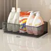 Prateleira de Armazenamento para Detergente de Lavar Roupa Prateleira de Armazenamento Lateral para Máquina de Lavar Roupa no Banheiro Prateleira de Armazenamento de Chão na Parte Inferior da Pia do Banheiro