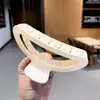 Pinza de tiburón grande coreana para el cabello, accesorio simple para recogido en la parte trasera de la cabeza, pinza de pelo de alta gama para mujer
