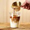 Copo de Vidro Borossilicato Resistente ao Calor com Borda Copo de Café Copo para Americano Gelado Latte Copo de Bebida Doméstico Copo para Chá de Frutas Copo com Boca Invertida